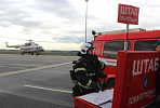 Large-scale exercises of the Ministry of Emergency Situations took place on the Khabarovsk Bypass highway with the involvement of air ambulances