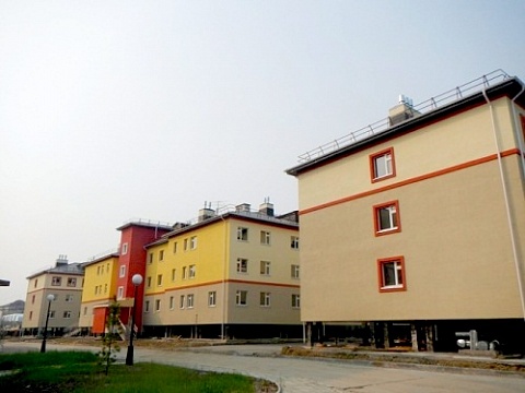 Boarding school dormitory block for 260 children, Tazovsky