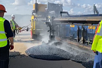 Cast asphalt concrete is used in construction of the Khabarovsk Bypass concession 