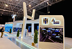 The bridge under construction across the Ob became the largest installation at the Siberian Transport Forum exhibition