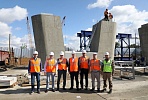 Delegation of the Ministry of Transport of Yakutia visits the bridge construction site in Novosibirsk