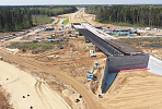VIS Group plans to complete construction a year earlier and open temporary traffic on the 11-kilometer section of the Mytishchi high-speed chord