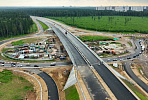 Most of the overpasses on the Mytishchi Expressway in the Moscow region are ready to accommodate traffic