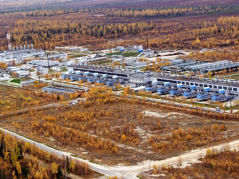 Booster compressor station (BCS) of Vyngapurovskoye gas field, Yamal-Nenets Autonomous District