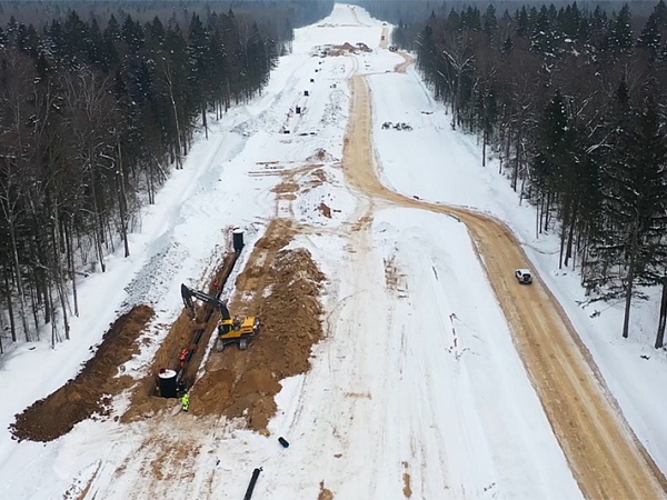 Construction work has begun on 7 out of 16 km of the future backup of the north-eastern section of the Moscow Ring Road in the Moscow region