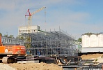 VIS CG specialists completed the installation of the frame of the first fan-cooling tower at Novocherkassk SDPP