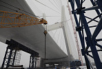 VIS Group held a large-scale press tour at the construction sites of the bridge across the Ob River in Novosibirsk