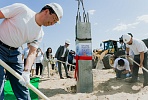 Head of Yakutia takes part in the SMART polyclinic construction launch ceremony in Yakutsk