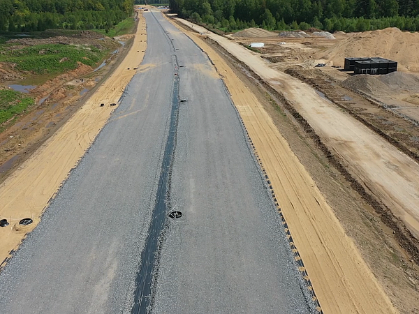 Roadbed of the high-speed highway in the Moscow region will comply with modern world standards