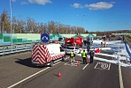 Large-scale exercises in eliminating the consequences of an accident took place on the Khabarovsk Bypass highway