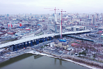 Work on the road infrastructure of the bridge concession in Novosibirsk continues, financed by VIS Group