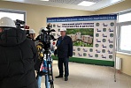 Steering Committee holds a field session at the construction site of the District Center for Maternal and Child Welfare in Surgut