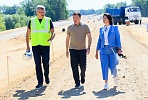 Governor of the Moscow Region Andrey Vorobyov visited the Vinogradovo-Boltino-Tarasovka highway construction site